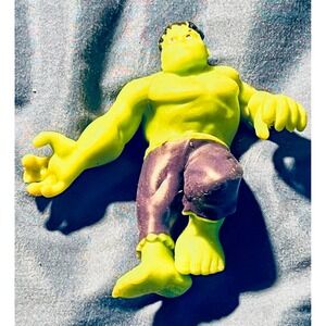 Marvel Incredible Hulk Squeeze Toy Squishy Foam Bead Figure Green Purple